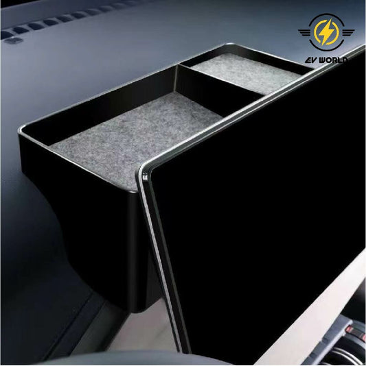 Center Console Navigation Screen Back Storage Box and Tissue Holder Retrofit (for BYD Atto 3)