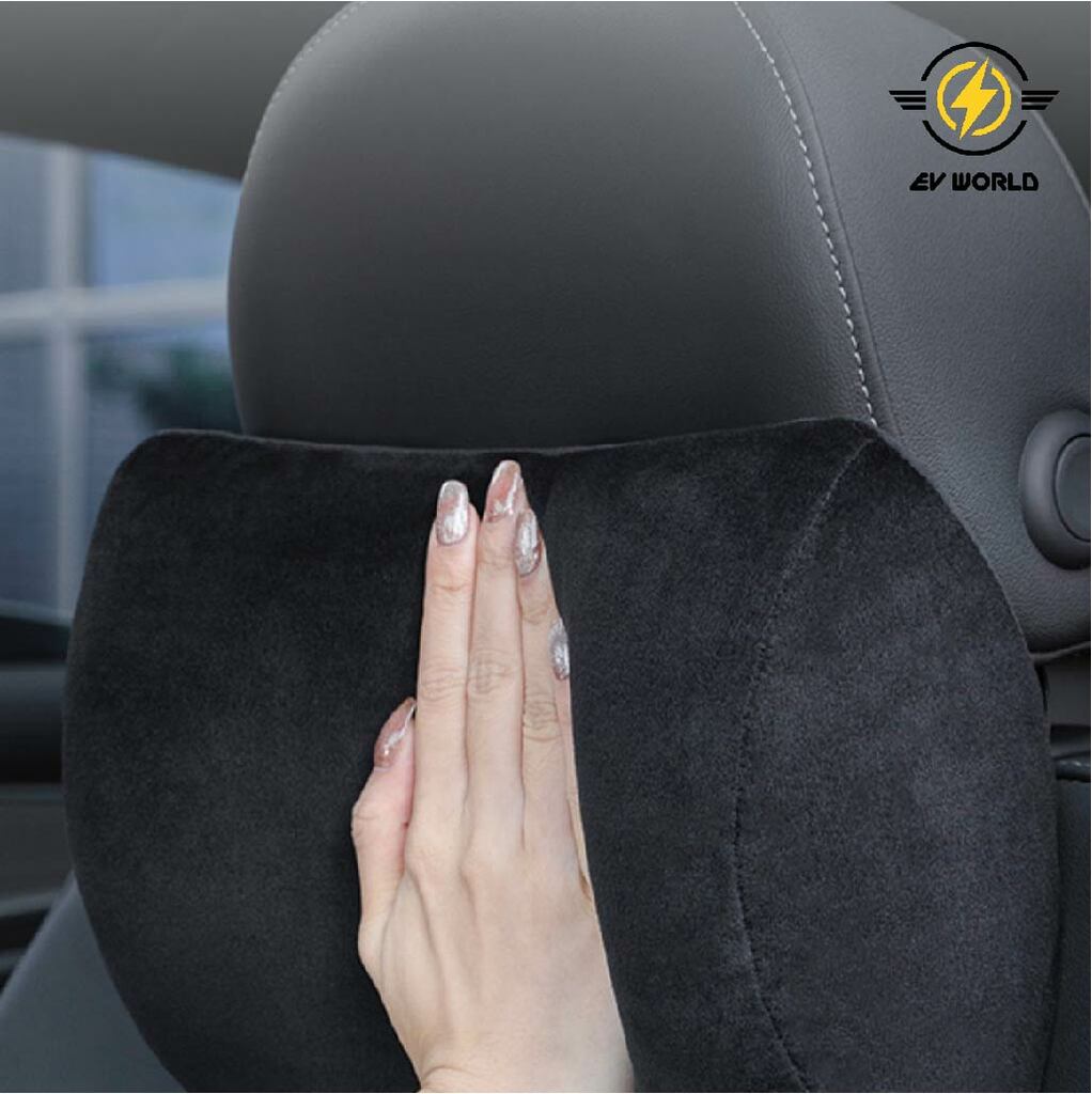 Ergonomic Memory Foam Headrest and Lumbar Support Pillow Set (for Tesla Model S/3/X/Y)