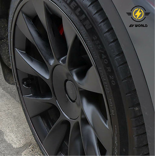 Wheel Rim Protectors with Enhanced Collision Bar (for Tesla Model 3/Y)