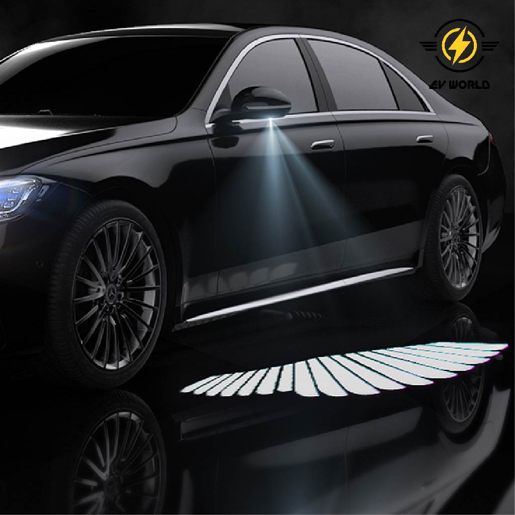 Angel Wing Welcome Light: Universal Car Door Projector & Mirror Light