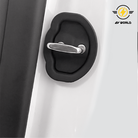 Stainless Steel Door Lock Buckle Cushion Pads (for Tesla Model 3/Y)