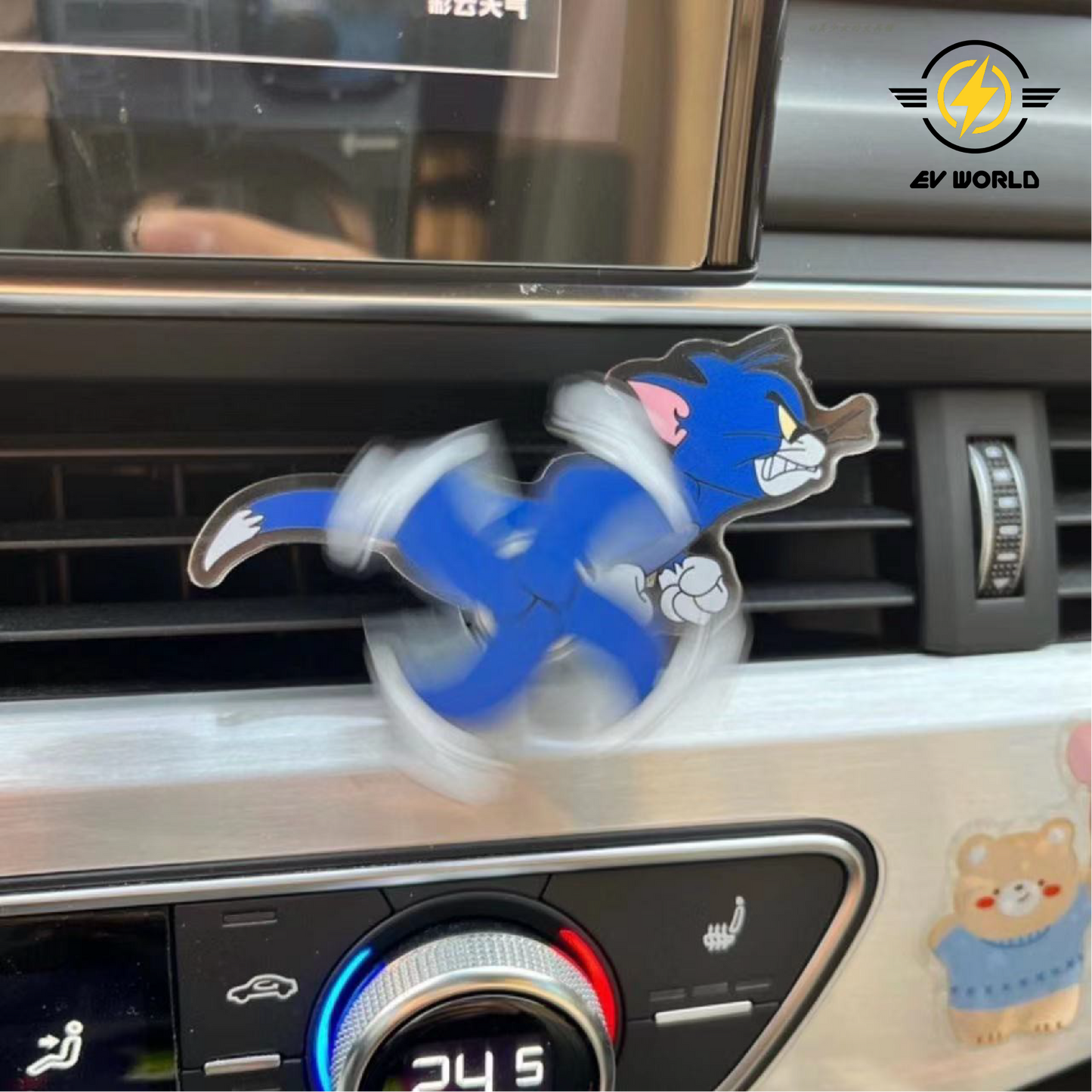 Tom and Jerry Air Vent Spinners